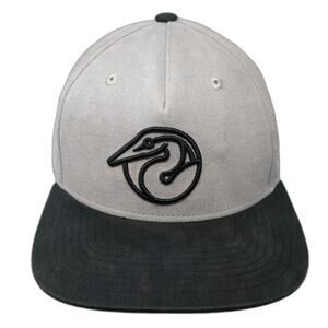Fremont Seattle 5 Panel Gray Black One Size Slideback Embroidered Bird Logo Hat